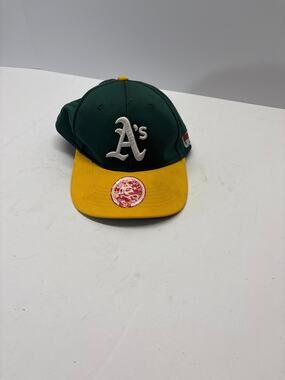 Oakland Athletics A’s Youth MLB Green Yellow Adjustable Baseball Cap Hat